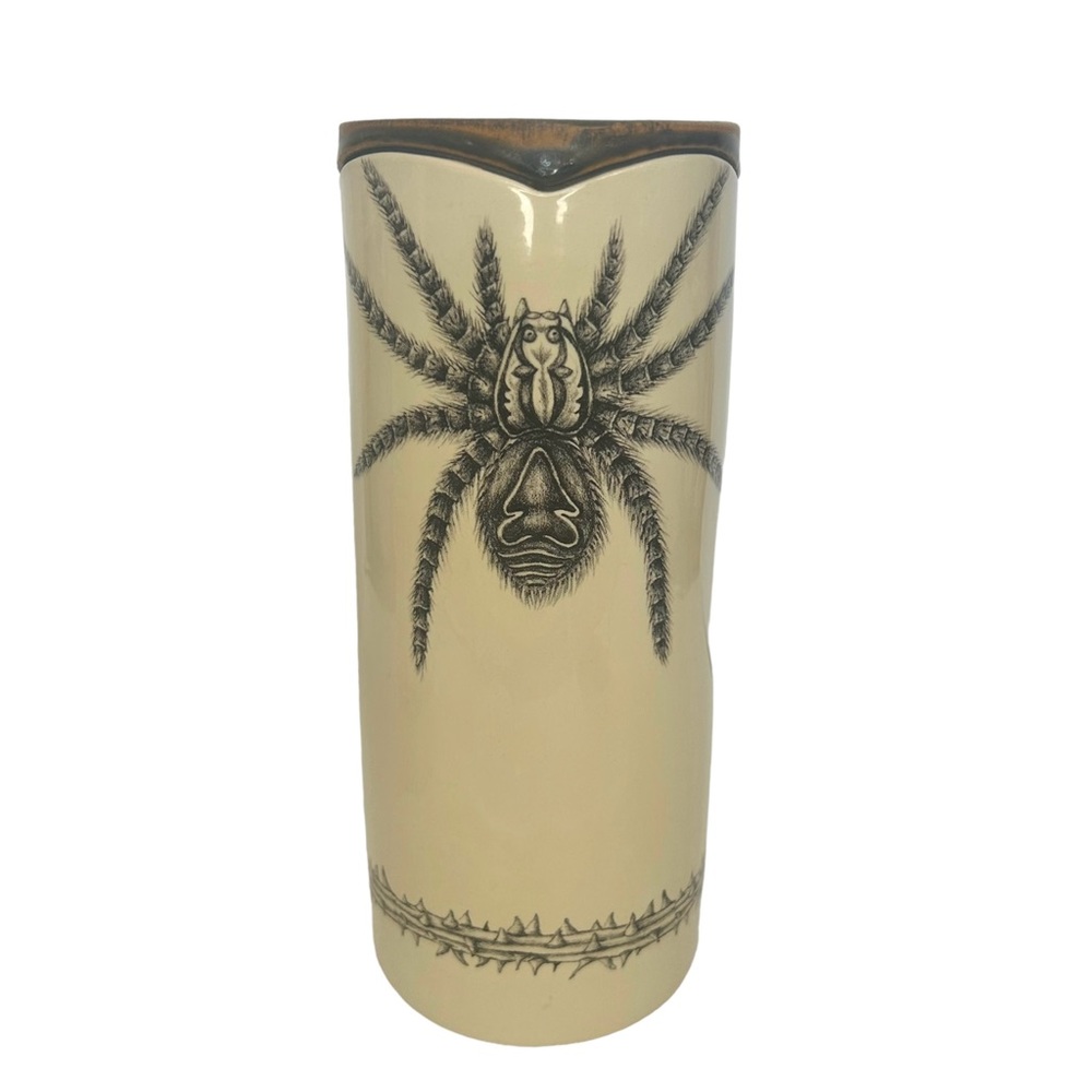 Laura Zindel Tarantula Spider Large Ceramic Vase